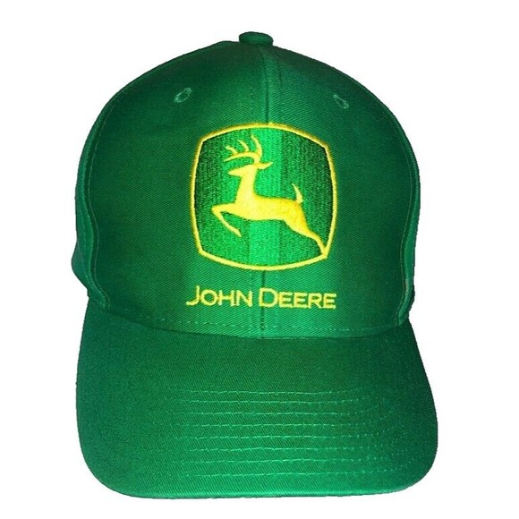 John Deere Farm Equipment, Green/yellow Cap -NEW without Tags OSFM - Picture 1 of 4